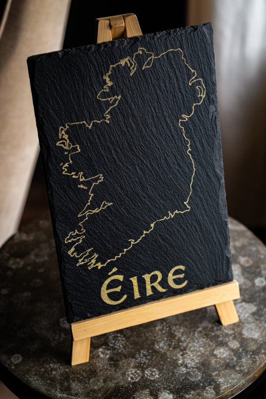 Heart of Éire - Slate Engraving