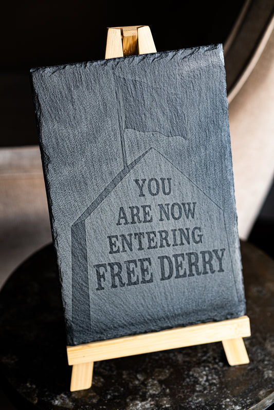 “Echoes of Derry” Free Derry Corner Slate