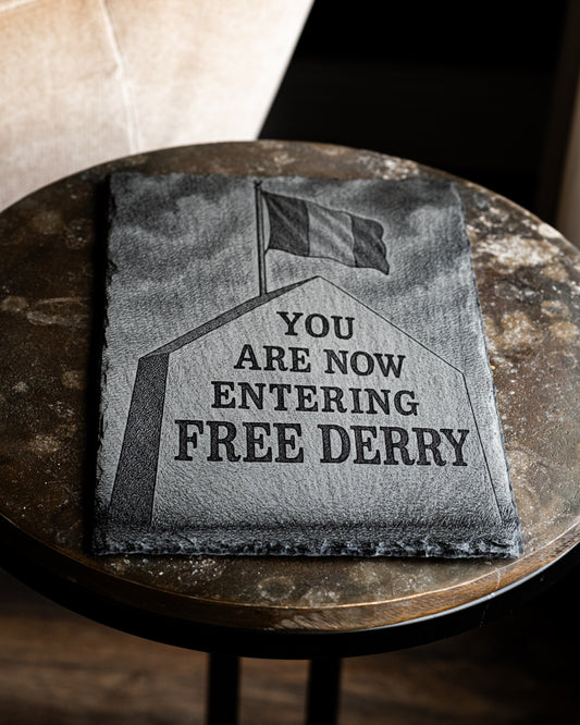 “Echoes of Derry” Free Derry Corner Slate