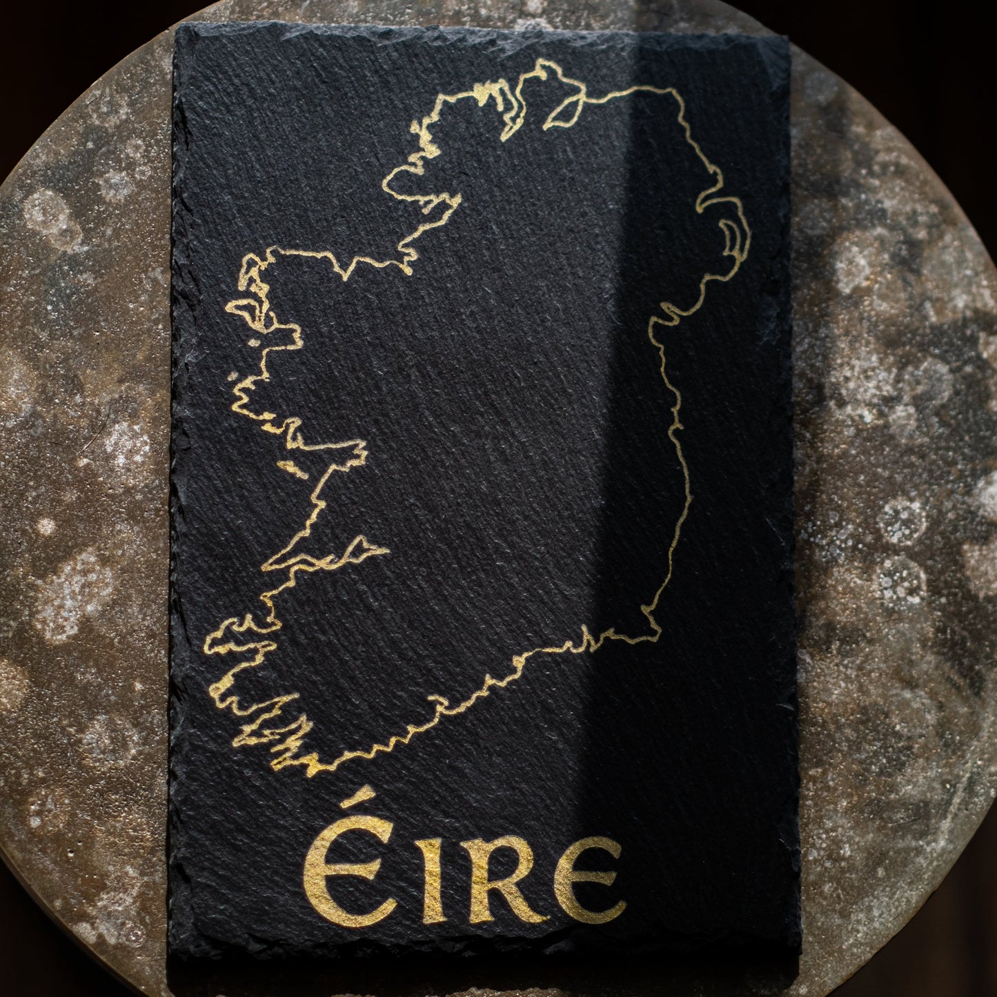 Heart of Éire - Slate Engraving