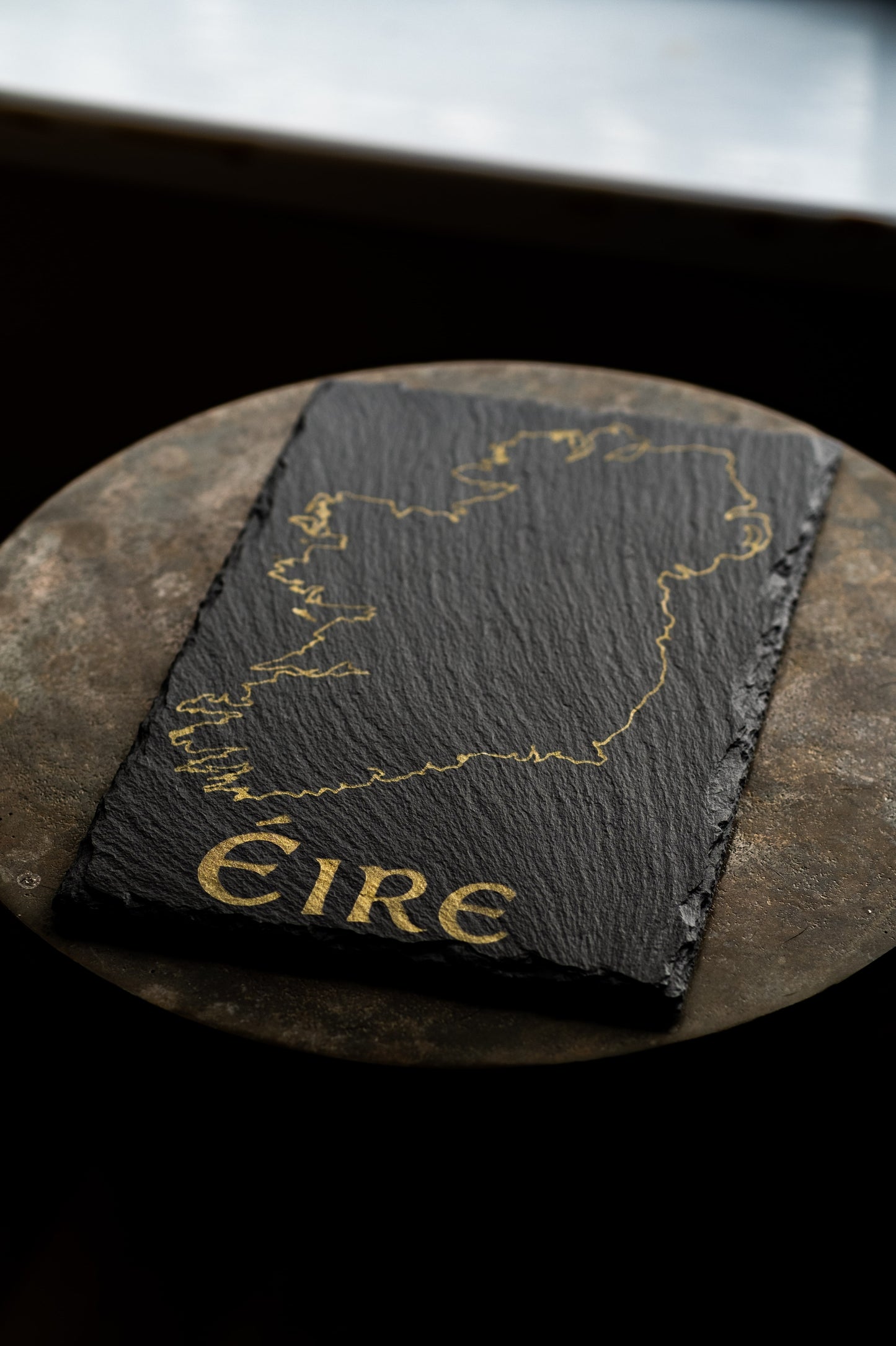 Heart of Éire - Slate Engraving