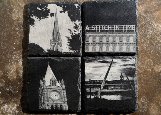 Derry Landmark Coasters - Foyle Engraving Co