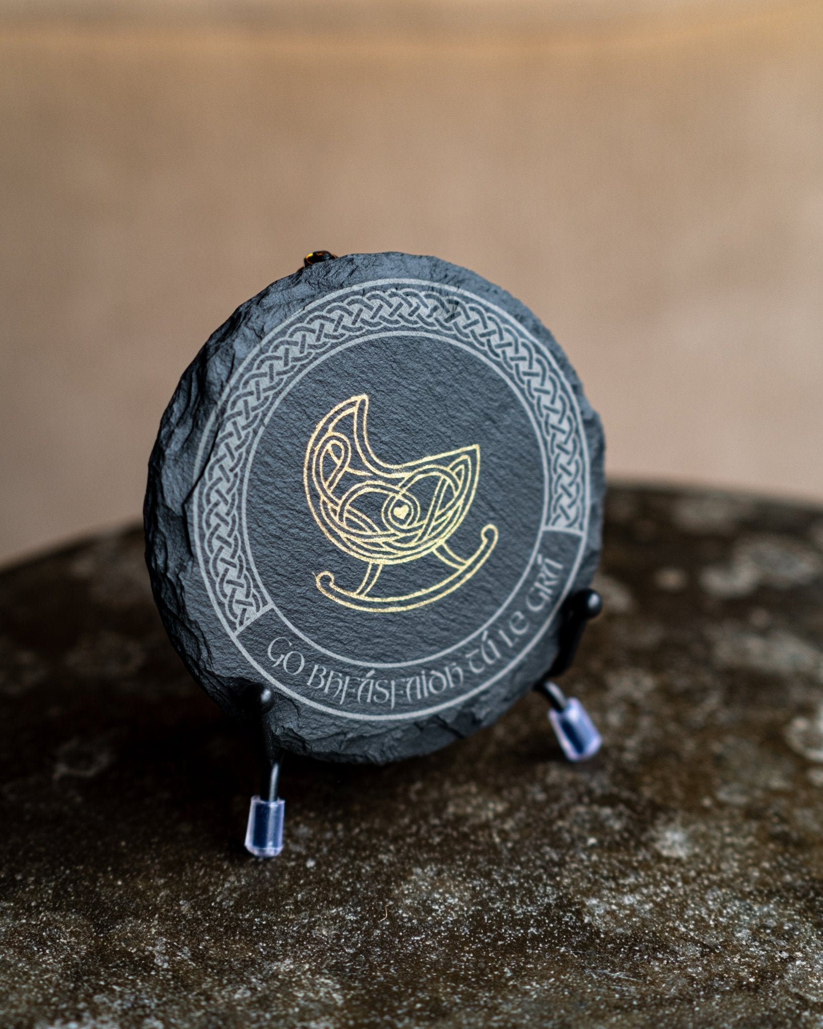 Go Bhfásfaidh Tú le Grá – New Beginnings Coaster Set - Foyle Engraving Co