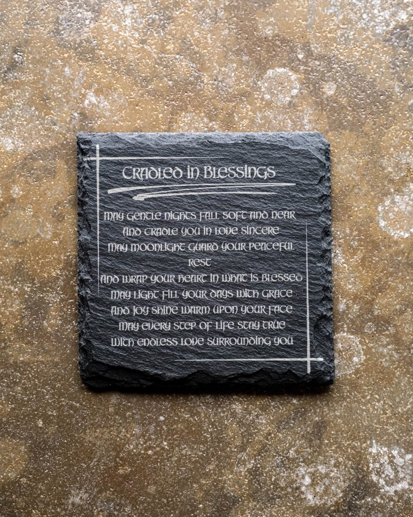 Go Bhfásfaidh Tú le Grá – New Beginnings Coaster Set - Foyle Engraving Co