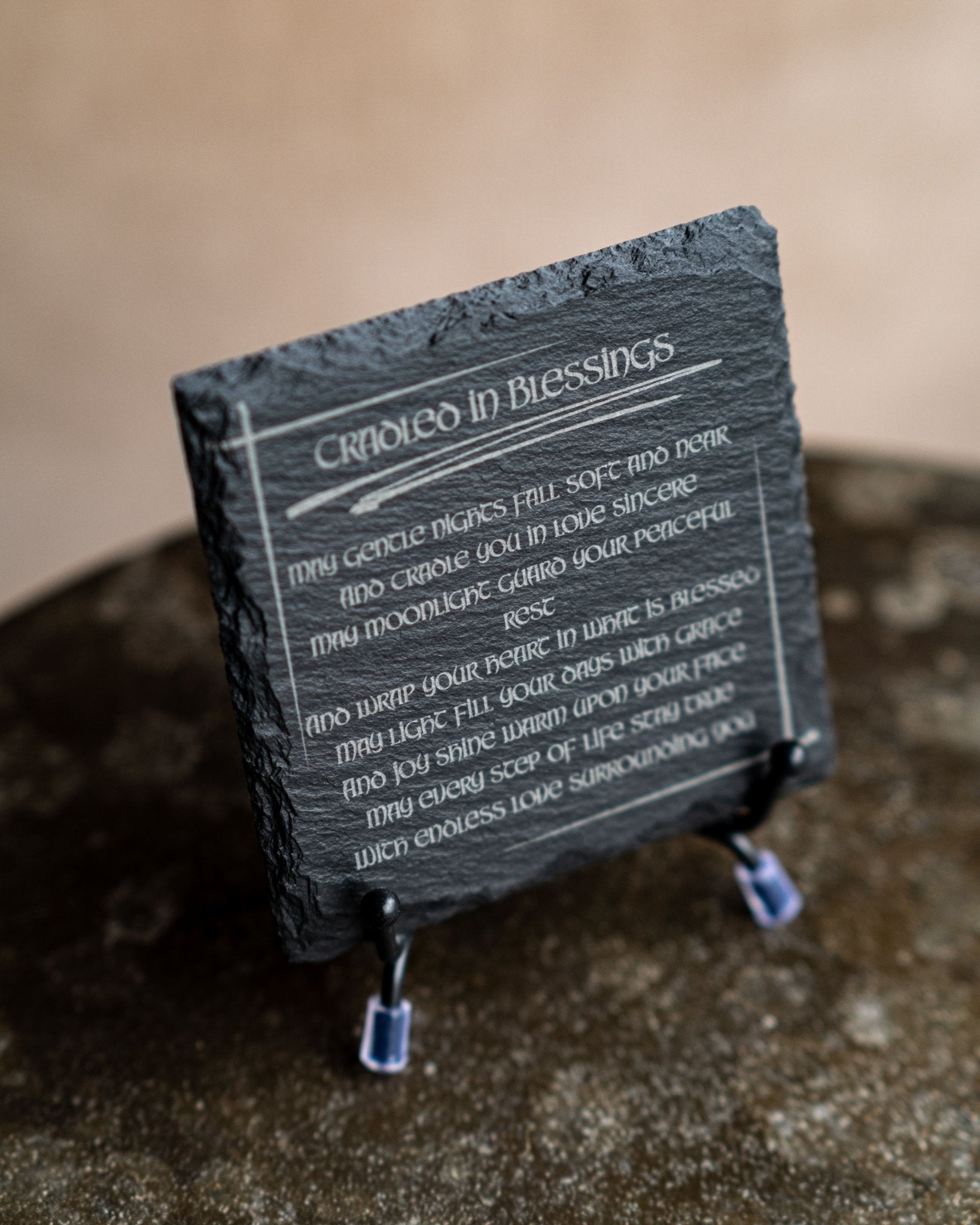 Go Bhfásfaidh Tú le Grá – New Beginnings Coaster Set - Foyle Engraving Co