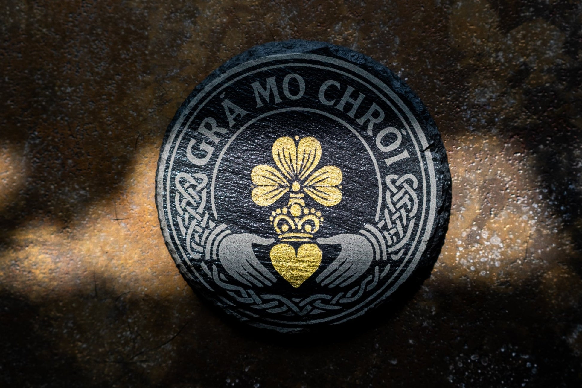 Grá Mo Chroí Coaster - Foyle Engraving Co