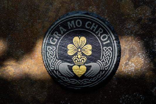Grá Mo Chroí Coaster - Foyle Engraving Co
