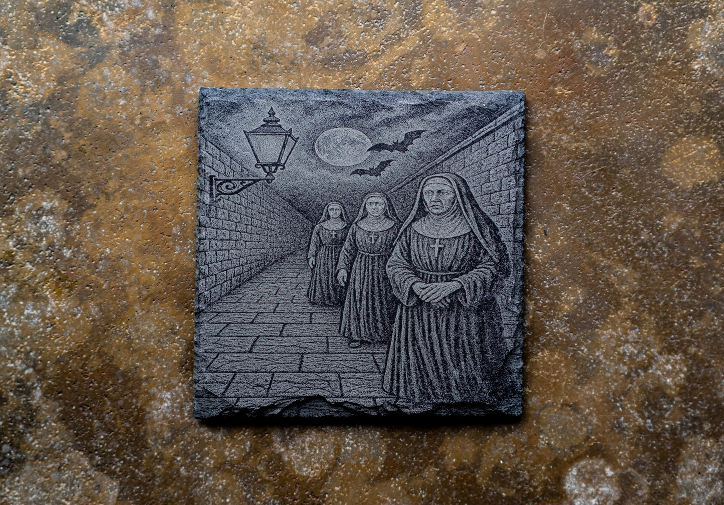 Limited Edition Derry Halloween Coasters - Foyle Engraving Co