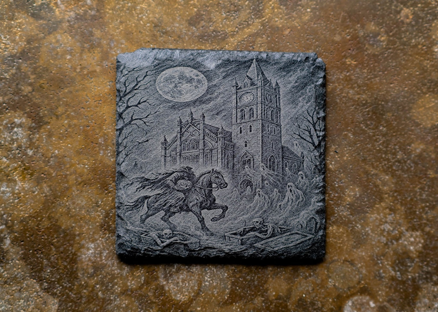 Limited Edition Derry Halloween Coasters - Foyle Engraving Co