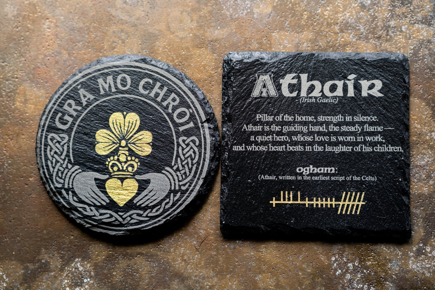 Limited Edition Fathers Day Coasters - Foyle Engraving Co