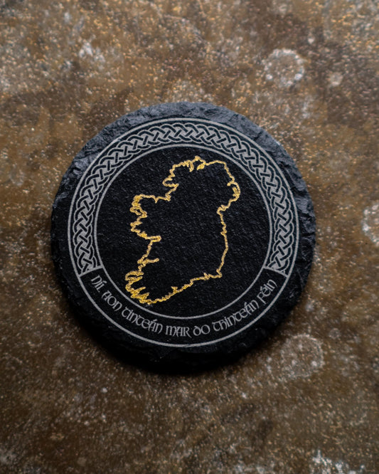 Níl Aon Tinteán Mar Do Thinteán Féin – Home & Hearth Coaster Set - Foyle Engraving Co